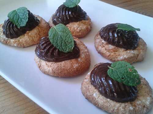 Amaretti menthe chocolat