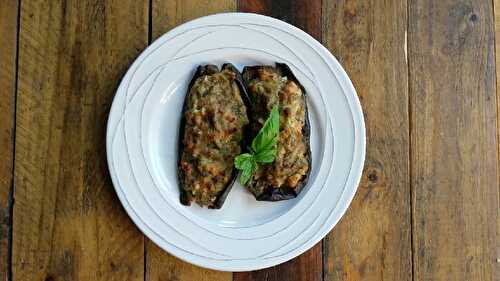 Aubergine farcies à la mode Corse