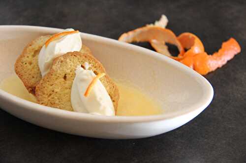 Baba au coulis de clémentines corse (sans alcool)