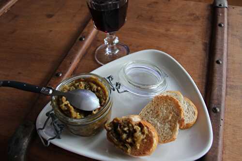 Caviar d’aubergines aux noisettes torréfiées