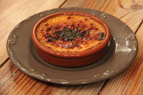 Crème brûlée aux fèves de Tonka