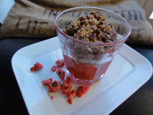 Crumble Lyonnais (tarte aux pralines roses revisitée)