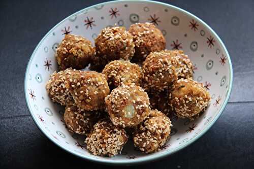 Falafels aux graines de sésame