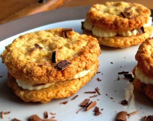 Galettes suédoises, cream cheese chocolat blanc