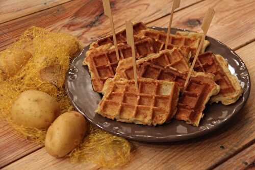 Gaufres de pommes de terre – recette recyclage !