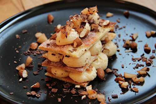 Lasagnes croustillantes poire / chocolat, Bataille Food #33