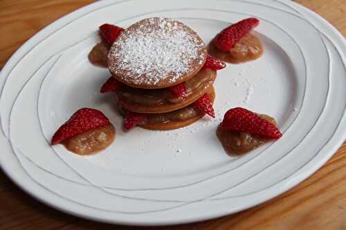 Mille-feuille express fraise rhubarbe