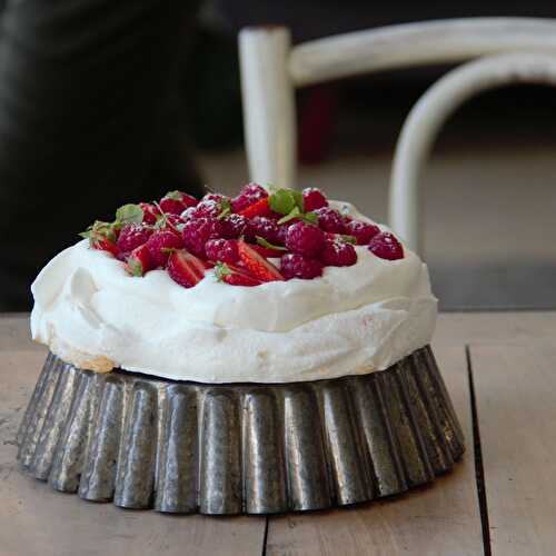 Pavlova fraise / framboise