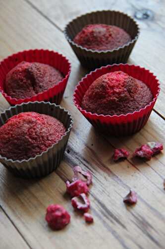 Petites bouchées aux mûres et pralines roses