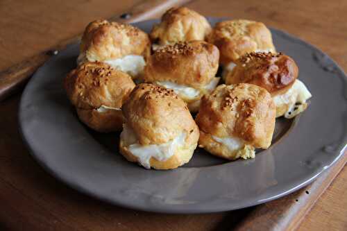 Petits choux apéritif au chèvre, Youtube, deux guignols en cuisine !