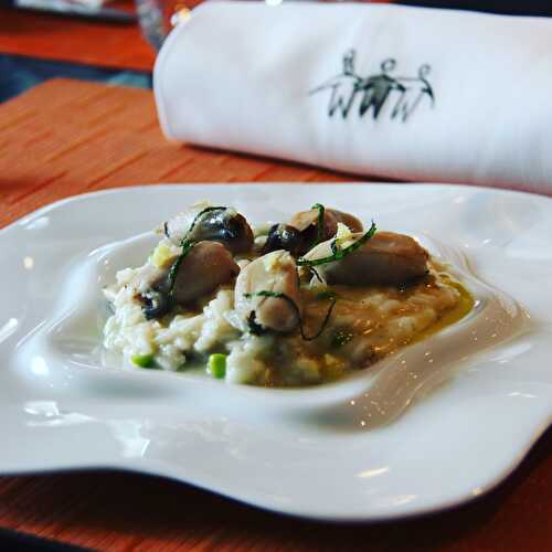 [Recette d’exception] Risotto aux grenouilles, menthe et gingembre