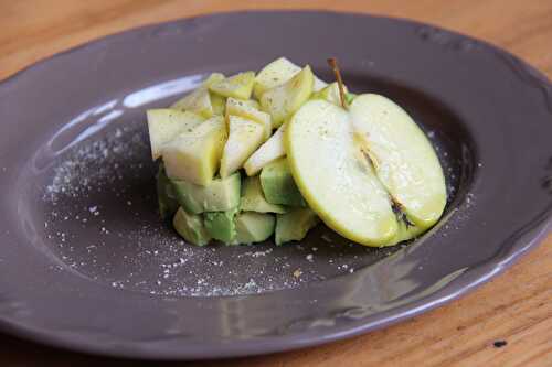 Tartare d’avocat aux pommes