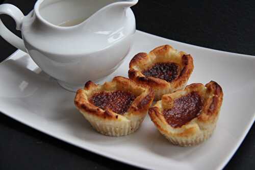 Tartelettes au lait et gingembre confit