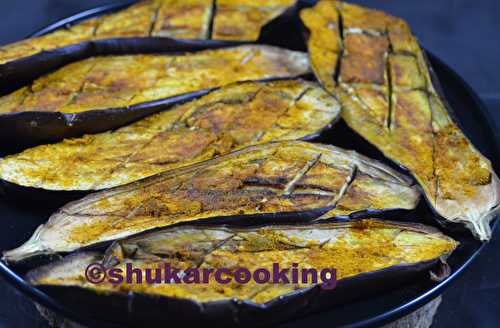 Aubergines grillées à l’orientale