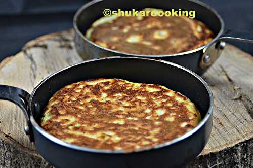 Blinis à la courgette et parmesan