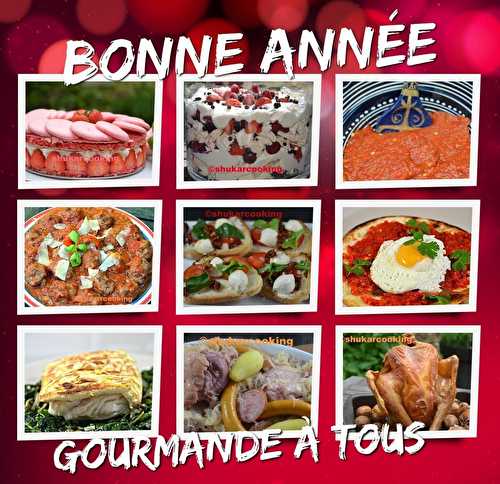 Bonne année gourmande à tous