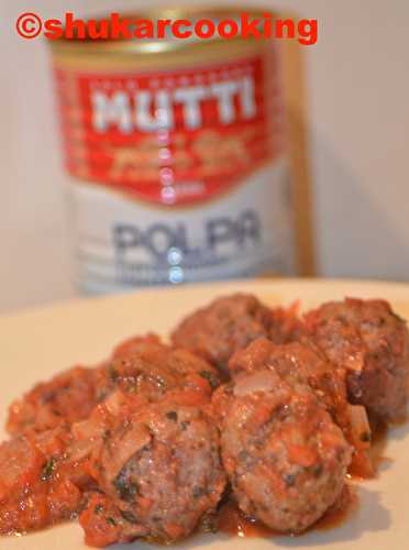 Boulettes à la sauce tomate de mon enfance