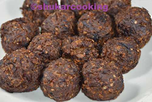 Boulettes d’aubergines au thym et tomates séchées