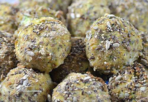 Boulettes de lieu et courgettes