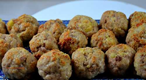 Boulettes de porc aux pommes de terre et au parmesan