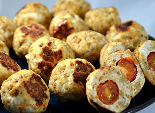 Boulettes de poulet aux tomates cerise