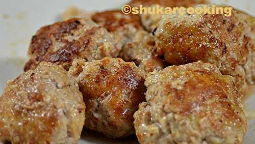 Boulettes de veau au parmesan