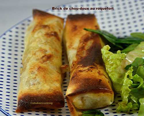 Brick de chou-doux au roquefort