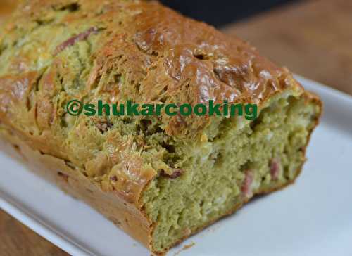 Cake à la farine verte