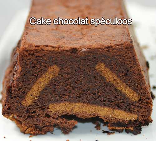 Cake  chocolat spéculoos