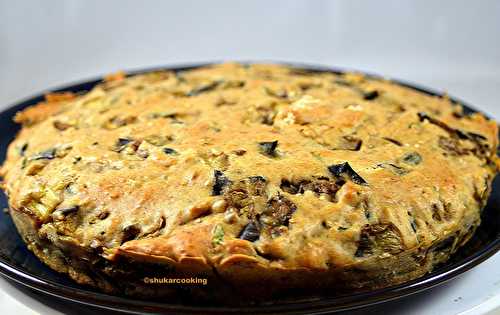 Cake oriental aux aubergines