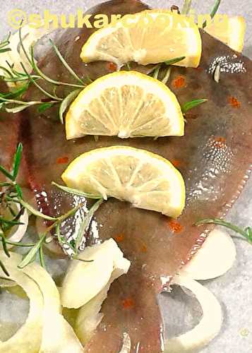 Carrelet ou plie au citron et romarin