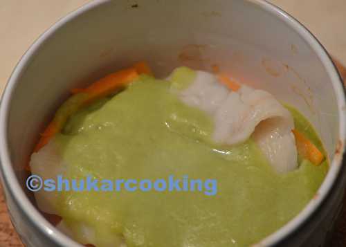Cocotte de poisson & carotte à la crème de poireaux - Shukar Cooking