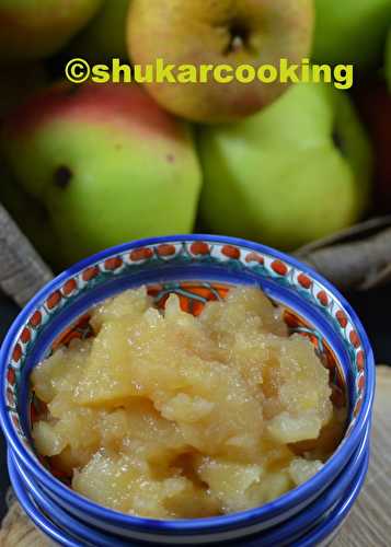 Compote de pomme au caramel au beurre salé