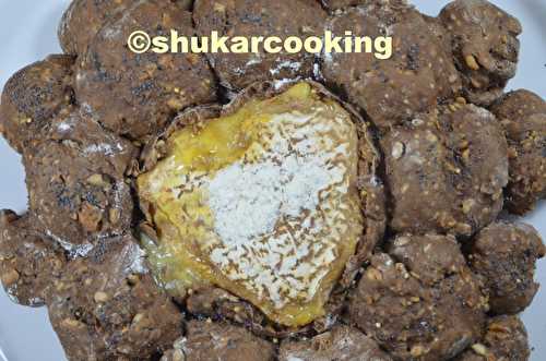 Couronne de pain rustique aux noix et cœur de Neufchâtel - Shukar Cooking