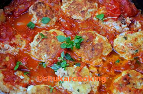 Croquettes de cabillaud à la sauce tomate