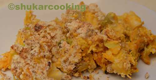 Crumble de légumes au mascarpone - Shukar Cooking