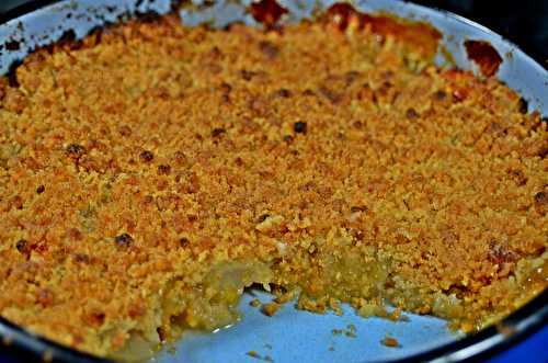 Crumble poires/pommes