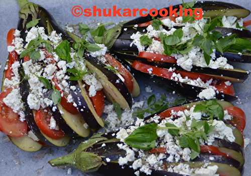 Éventails d’aubergines - Shukar Cooking
