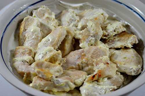 Filets de poulet au yaourt et citron vert, recette légère