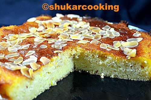 Fondant à l’orange et aux amandes, sans gluten, sans beurre