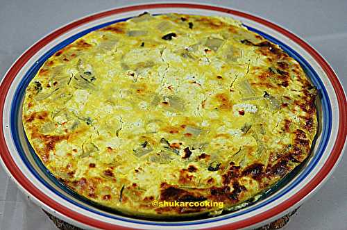 Frittata aux blettes et lait fermenté