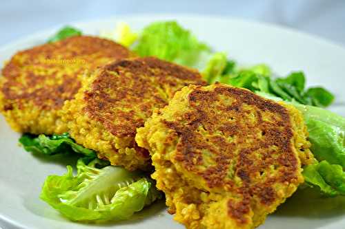 Galette de quinoa et de chou-fleur