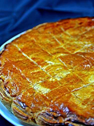 Galette des rois à la crème d’amande. Recette facile