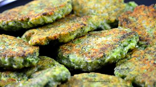 Galettes de brocoli au parmesan