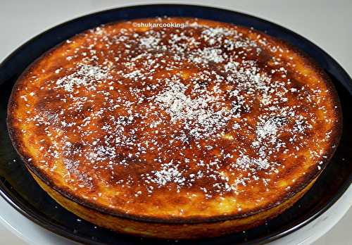 Gâteau à la brousse, noix de coco et fleur d’oranger