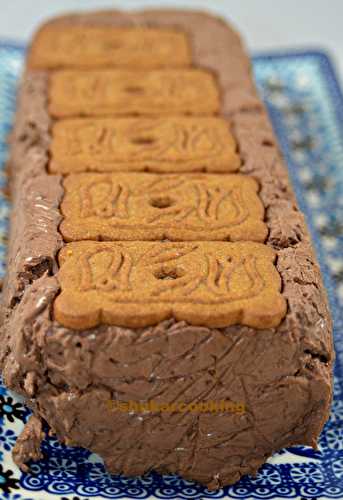 Gâteau au chocolat et spéculoos sans cuisson