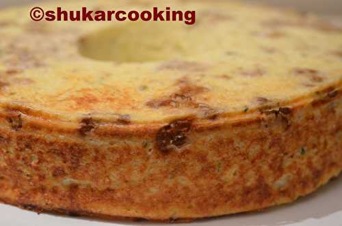Gâteau au chou-fleur, fromage blanc et parmesan. - Shukar Cooking
