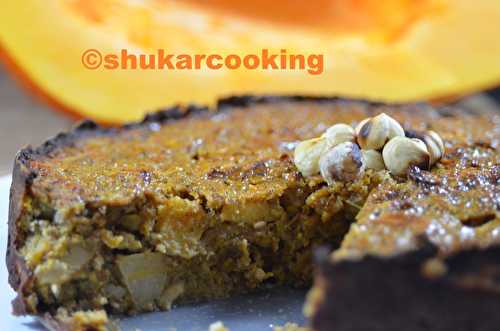 Gâteau au potiron, au coing et à la farine de châtaigne - Shukar Cooking