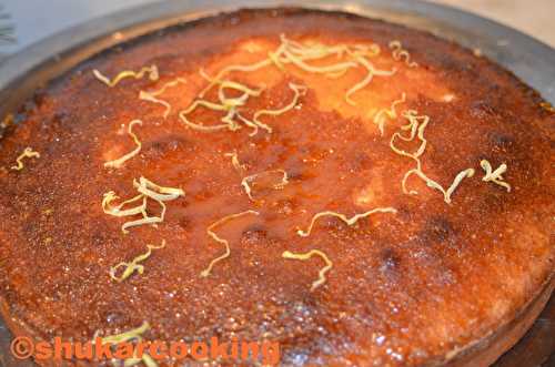 Gâteau au sirop de clémentine et d’amande