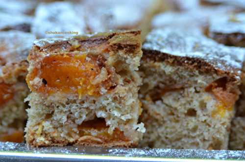 Gâteau aux abricots et huile d’olive